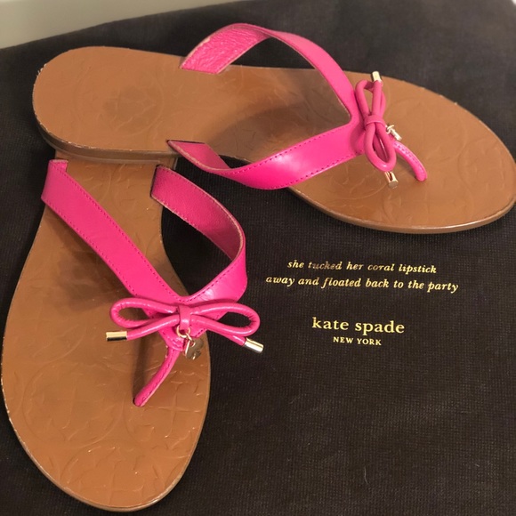 kate spade Shoes - ♠️Kate Spade Charles Pink Flip Flop♠️